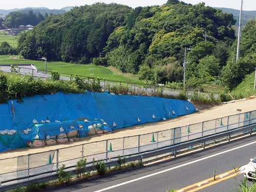 マルチボード(土留め壁)工法 PCa版 仕様一覧 施行写真 東日本高速道路（株）　館山自動車道